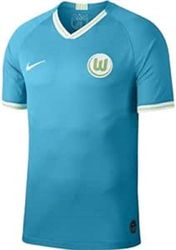 Nike VFLW M NK BRT STAD JSY SS AW T-Shirt de Football Homme, Chlorine Blue/(White) (No Sponsor), FR : L (Taille Fabricant : L)