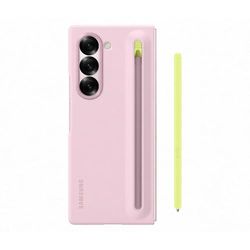 Samsung S Pen Case Custodia con S Pen integrata e design sottile per Galaxy Z Fold6, Rosa