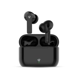 Auriculares totalmente inalámbricos - ENC (Cancelación de ruido ambiental) - Bluetooth - Máximo tiempo de reproducción de la batería: 24 horas - Control táctil - Carcasa de carga - Carcasa de carga