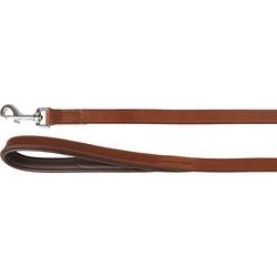 Flamingo - Arizona Brown Leather Dog Leash. Size 130 cm x 20 mm. - FL-520066