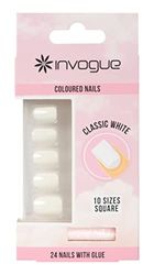 Faux 24 Ongles, Blanc