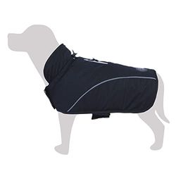 Waterdicht, zwart, IJsland, XS/20 cm, kleding voor honden, ter bescherming tegen kou, accessoires voor huisdieren, jassen, sweatshirt, truien, vesten, jassen, sweesters, waterdicht en meer