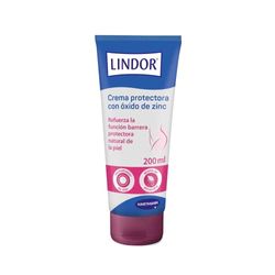 Lindor Skin, Crema Íntima con Óxido de Zinc, Hidratante, Cicatrizante y Neutralizadora de Olores, Protege la Piel y Zonas Irritadas por Incontinencia Urinaria o Fecal, Apta para Piel Sensible, 200ml