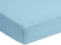 Träumeland TT04141 spännlakan TENCEL oceanblå, 40 x 90 cm, flerfärgad