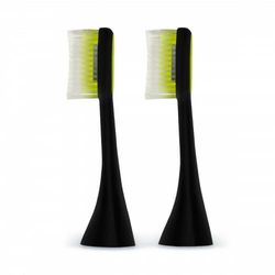 Replacement heads for ToothWave Soft Large toothbrush Black 2 pz