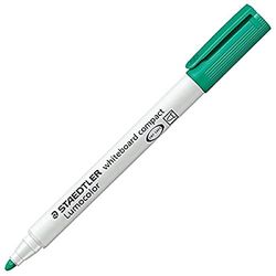 Staedtler Lumocolor Punta redonda Verde 1pieza(s) - Marcador (Verde, Punta redonda, Verde, Blanco, Polipropileno, 2 mm, Alemania)