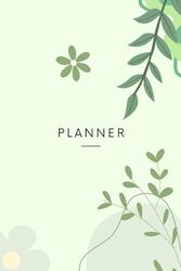 Planner: 4-Month Undated Journal - Habit Tracking and Daily Scheduling | Lime Color Cover