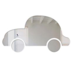 Mungai Mirrors 15cm Car Acrylic Mirror, Silver, 84