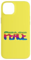Arcobaleno, pace, parola, con, pace, segno Custodia per iPhone 14 Plus