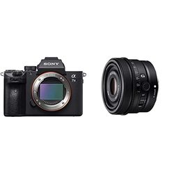 Sony Alpha 7 III Fotocamera Mirrorless Full-Frame, Nero + SEL-50F25G Obiettivo Full-Frame Focale Fissa 50mm F2.5, Premium Serie G
