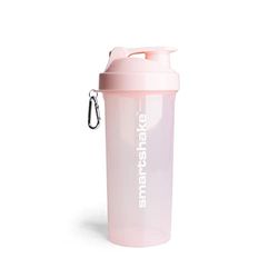 Smartshake Lite Protein Shaker Fles 1000ml | Lekvrije Gym Shaker Drinkfles voor Eiwitshakes | Transparante PP Waterfles, BPA & DEHP Gratis Eiwit Poeder Shaker Cup voor Mannen & Vrouwen, Katoen Roze