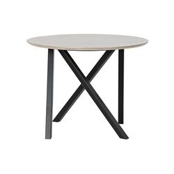 MESITA AUXILIAR METAL MADERA 65X65X49,5