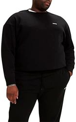 Levi's Big Levis Sweats Crew Blacks, Mineral Black, XXXL Uomo