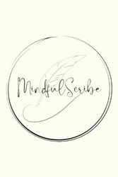 MINDFUL SCRIBE JOURNAL: 6X9 BLANK LINED MINDFULNESS NOTEBOOK (CREAM & BLACK EDITION)