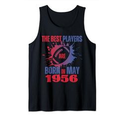 Los mejores jugadores de baloncesto nacen en mayo de 1956 rugby Camiseta sin Mangas