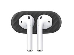 KeyBudz AirDockz magnethållare, förvaring för Apple AirPods Pro & AirPods, tillbehör för hörlurar till hörlurar, svart