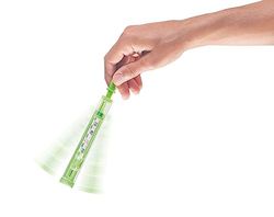 Flaem, Accu-Therm, Termómetro Ecológico de Vidrio, No tóxico, Sin Mercurio, Níquel ni PVC, Termómetro Clínico de Precisión, Seguro, Fácil de Usar, Sostenible, Diseño Italiano