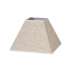 monkey ladder Paralume - Paralume a forma piramidale, color lino beige, dimensioni 40x18x28 cm, ideale per dare un tocco elegante alle tue lampade