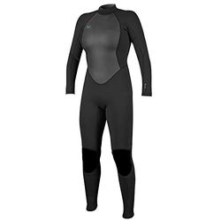 O'Neill Wetsuits Women's Reactor Back Zip Full Wetsuit,Black, 6 UK (Manufacturer size:36)