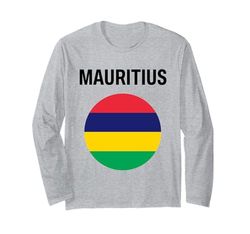 Bandiera Mauritius Moderna Maglia a Manica