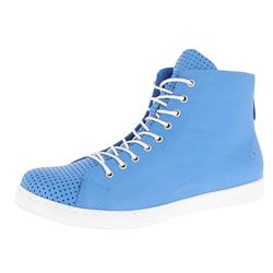 Andrea Conti Femme Damen Sneaker Basket, Bleu Roi, 37 EU