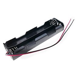 BeMatik Suporte de empilhamento para 4 pilhas LR6 AA 1,5 V