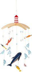 small foot mobiel grote oceaan gemaakt van hout, 3D-mobiel in maritieme look, ideaal voor peuters en baby's, 12290