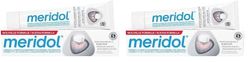 Meridol Dentifricio Protezione Gengive e Sbiancamento Delicato, 75ml (Confezione da 2)