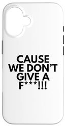 Porque no damos un F Humor adulto Skz Tour Dominar Diseño Carcasa para iPhone 16