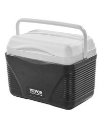 VEVOR Refrigeratore Portatile Isolante Rigido da 8,5 QT con Ritenzione del Ghiaccio, Maniglie Resistenti Portabicchieri, Refrigeratore Portatile Isolato per Picnic Campeggio Viaggio Feste