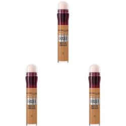 Maybelline Instant Anti Age Eraser Eye Concealer, Dark Circles And Blemish Concealer, Ultra Blendable Formula, 10 Caramel (Pack of 3)