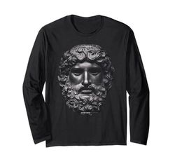 Estatua de Zeus x Cabeza Romana de Júpiter Manga Larga