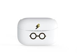 OTL Technologies Ecouteurs sans Fil Bluetooth V5.3 Harry Potter Glasses avec boîtier de Chargement. Blanc