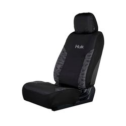 HUK, Offshore Housse de siège arrière Bas pour siège Avant, Ajustement Universel, Facile à Installer pour Voitures, camions, camionnettes, VUS, Noir, Brume Portuaire Offshore