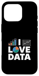 I Love Data Pie Grafico a Barre Custodia per iPhone 16 Pro