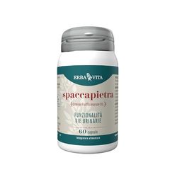 ERBA VITA Integratore Alimentare di Spaccapietra, 60 Capsule, per la funzionalità delle vie urinarie, 60 unità, 1