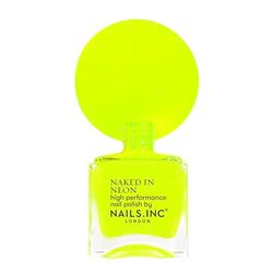 Nails Inc - KNIGHTRIDER'S STREET Neon Smalto - Verde neon brillante - Formula altamente pigmentata e finitura lucida - Senza sperimentazione animale e facile da applicare - Manicure perfetta, nail art