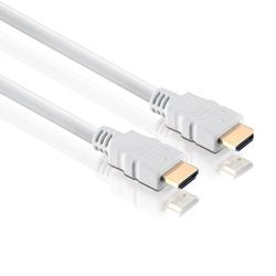 Tecline 3.0 m HDMI - HDMI-kabel 3 m HDMI type A (standaard) wit - HDMI-kabel (3 m, HDMI type A (standaard), HDMI type A (standaard), 3D, wit