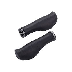 BBB Griff Ergofix BHG-71 Punhos para guiador de bicicleta ergonómico, preto, 133 mm
