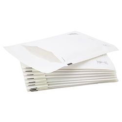 Postmaster Bubble Mailers - Sobres acolchados A5 con cierre autoadhesivo de burbujas, blanco, interno 150 x 215 mm, externo 170 x 225 mm, paquete de 50 unidades