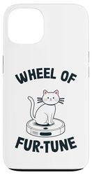 Wheel Of Fur-Tune Robot Vacuum Cleaner Funny Cat Case for iPhone 13