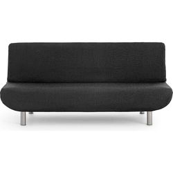 ECOMMERC3 | Funda Sofá 3 Plazas Clic-Clac Universal y Versátil – Funda Sofá Color Gris Oscuro Protector Fácil de Colocar para Respaldo, Asiento y Brazos