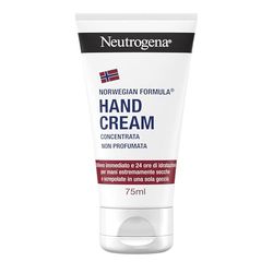 Neutrogena Crema de Manos Concentrada sin Perfume (75 ml), crema de manos reparadora para pieles sensibles, crema para manos agrietadas y secas con glicerina y vitamina E