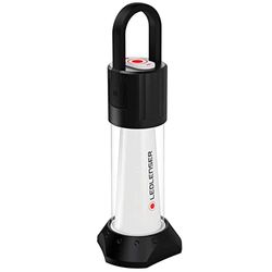 Ledlenser Lanterne LED ML6, Rechargeable Batterie Lithium 18650, 750 lumens, sans éblouissement (breveté), autonomie maximale de 240h, Batterie portative Powerbank, Fonction de lumière Rouge, Aimant