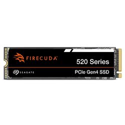 Seagate FireCuda 520, 1 TB, Interne SSD, M.2 PCIe Gen4 ×4 NVMe 1.4, met snelheden tot 5000/4850 MB/s, 3 jaar Rescue Services (ZP1000GV3A012)