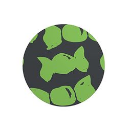 Questo Casa, Round Digital Printed Mouse Pad, Non-Slip Base, for Office and Home, Diameter:22cm