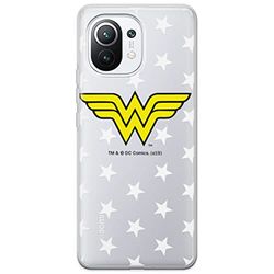 ERT GROUP mobiltelefonfodral för Xiaomi 11 originalt och officiellt licensierat DC mönster Wonder Woman 006 optimalt anpassad till formen på mobiltelefonen, gedeeltelijk transparant