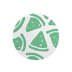 Questo Casa, Round Digital Printed Mouse Pad, Non-Slip Base, for Office and Home, Diameter:22cm