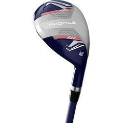 Wilson Profile Donna Singolo Ibrido, Blu Marino/Rosa, Standard