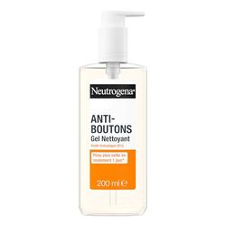 Neutrogena | Gel Nettoyant Anti-Boutons (flacon-pompe de 200 ml) – Nettoyant visage à l'acide salicylique (2%) – Élimine l'excès de sébum et les impuretés pour une peau plus nette en seulement 1 jour*